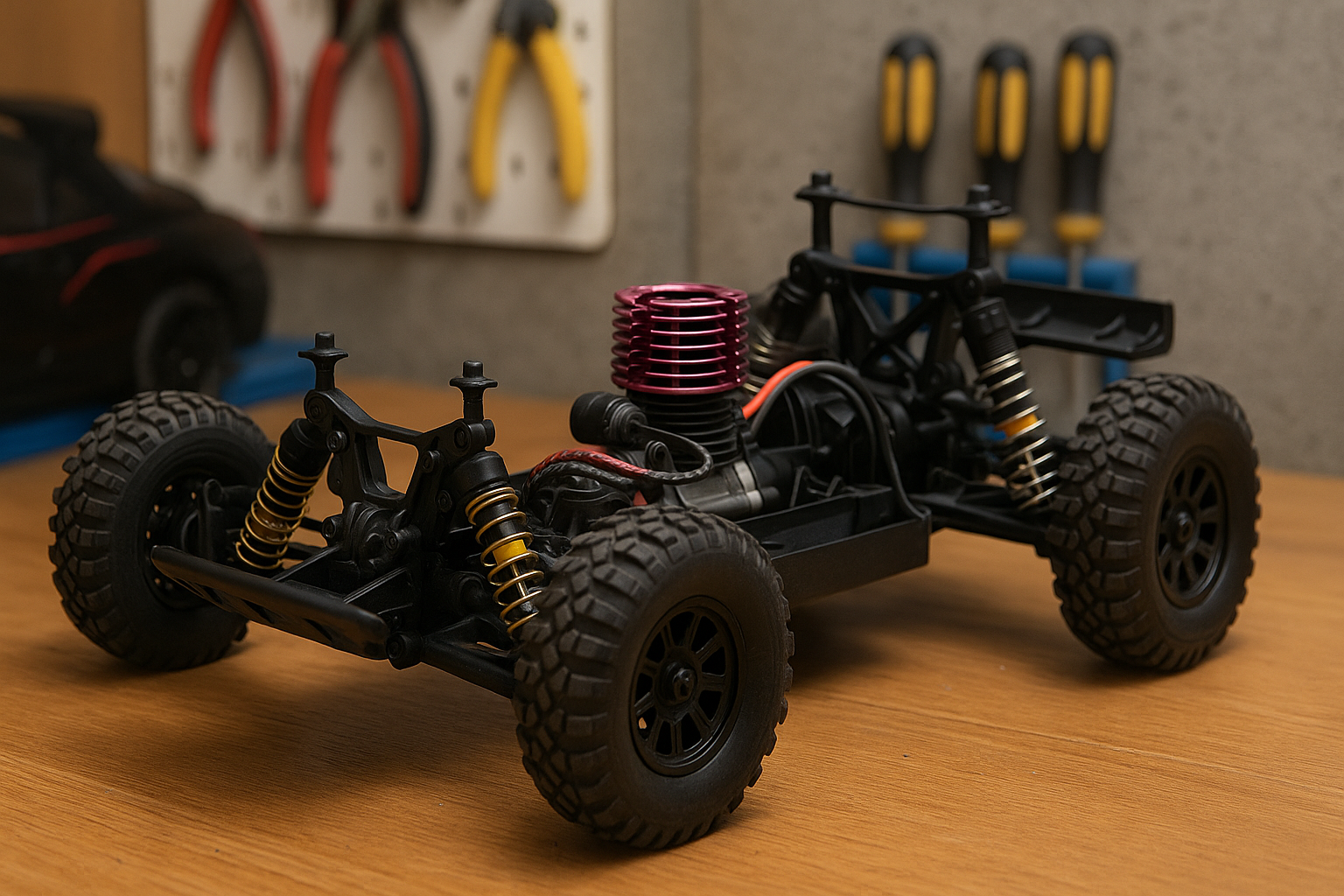 RC auto onderhoud