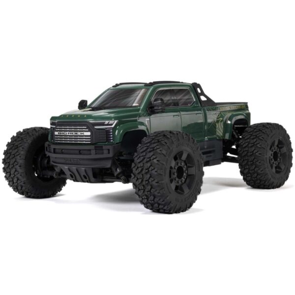 Arrma 1/10 Big Rock 223S DSC 4x4 brushless truck RTR - Groen