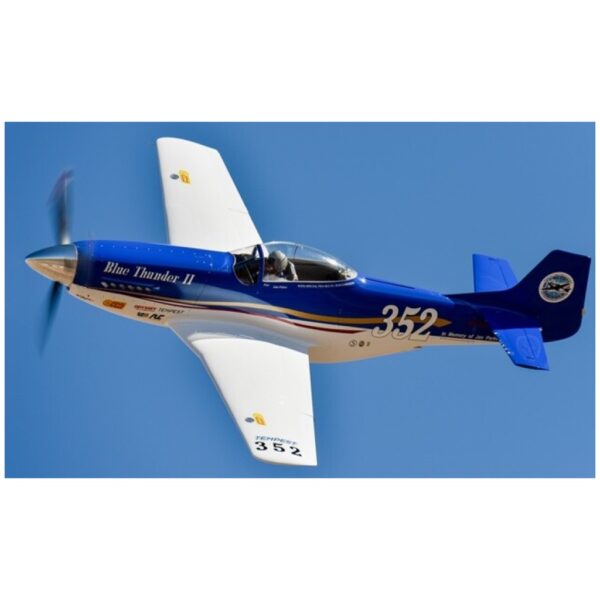 FMS 1100mm P-51 Racing Blue Thunder II met Reflex System - PNP