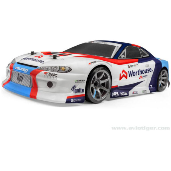 HPI RS4 Sport 3 Drift Auto RTR - Team Worthouse Nissan James Dean (S15)