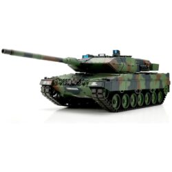Torro 1/16 RC Leopard 2A6 Camouflage BB+IR met metalen tracks (2024 versie)