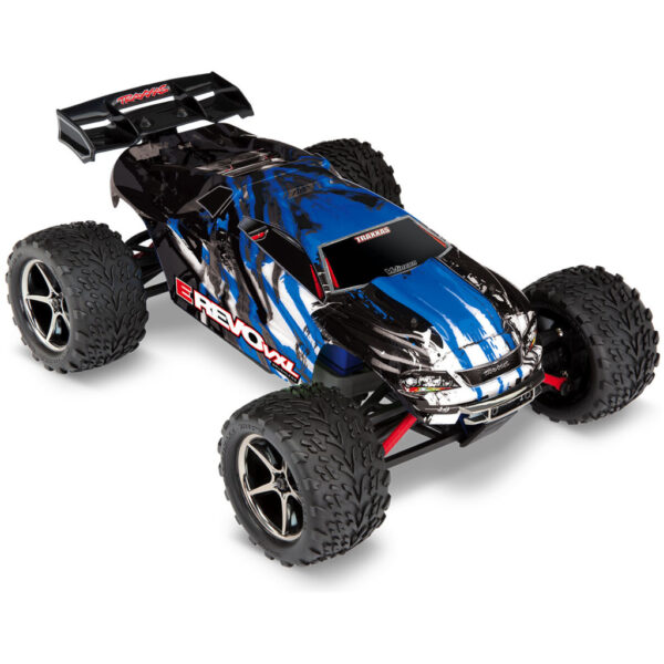 Traxxas E-Revo 1/16 VXL brushless truggy RTR - Blauw