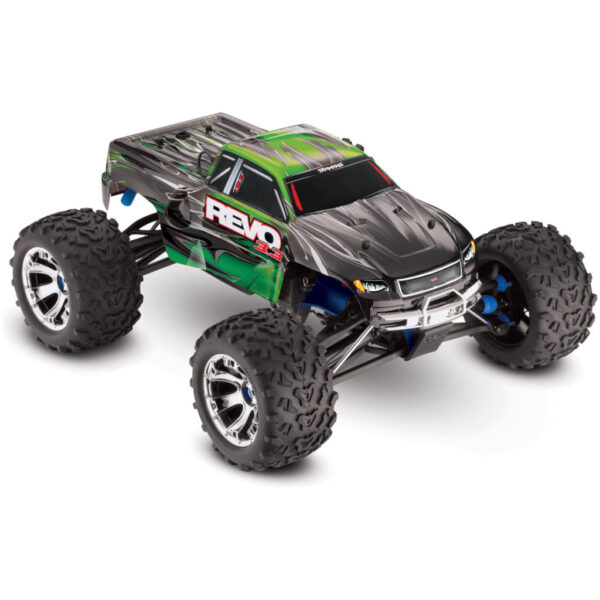 Traxxas Revo 3.3 nitro monster truck RTR - TSM - Groen