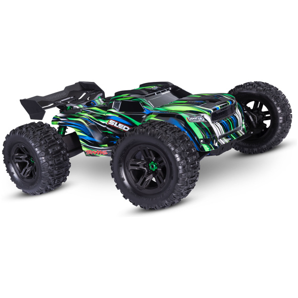 Traxxas Sledge Belted Sledgehammer 1/8 4WD Brushless RTR - Groen