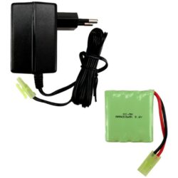 Accu & lader voor oa. Torro T34, Tiger 1 en M-ATV (1219908041)