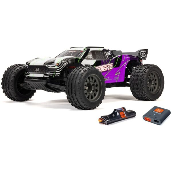 Arrma Vorteks Mega 550 2WD Truggy RTR - Paars (incl. accu & lader)