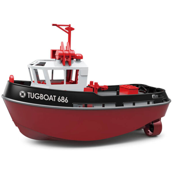 Heng Long 1/72 Tug Boat 686 RTR - Zwart