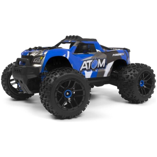 Maverick Atom 1/18 4WD Monster Truck RTR - Blauw