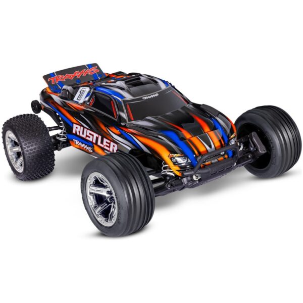 Traxxas Rustler 2WD BL-2S HD Brushless RTR - Oranje