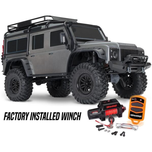 Traxxas TRX-4 Land Rover Defender met lier - Zilver