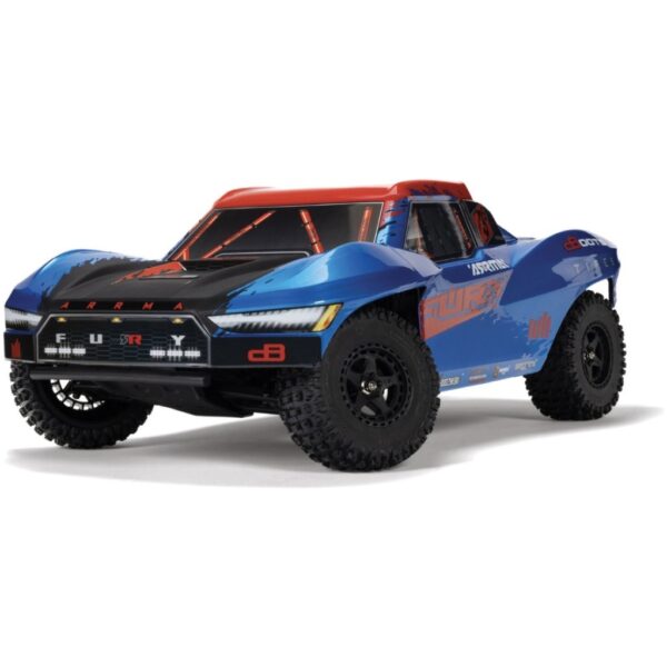 Arrma FURY 223S BLX Brushless 2WD Short Course Truck RTR - Blauw
