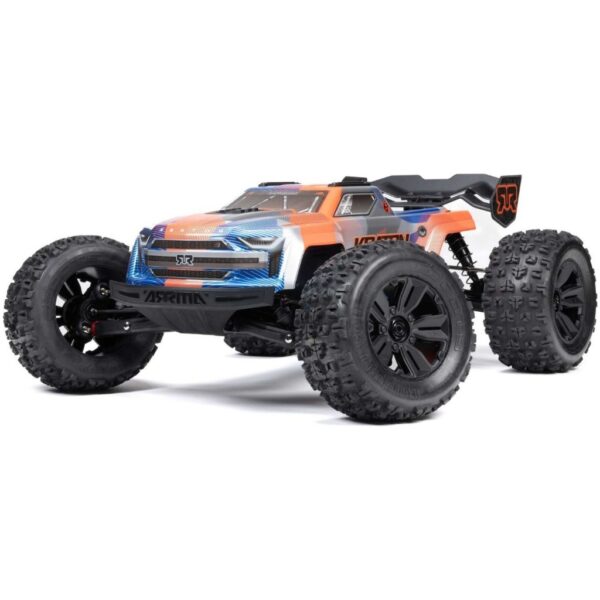 Arrma Kraton 6S V6 BLX RTR - Blauw/Oranje
