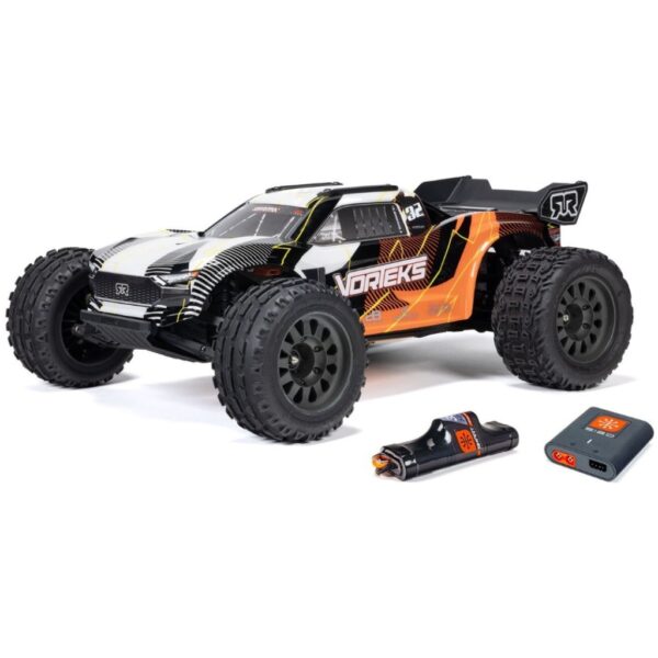 Arrma Vorteks Mega 550 2WD Truggy RTR - Oranje (incl. accu & lader)