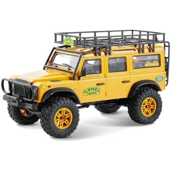 FMS 1/24 FCX24M Land Rover Defender 110 RTR - Camel Trophy