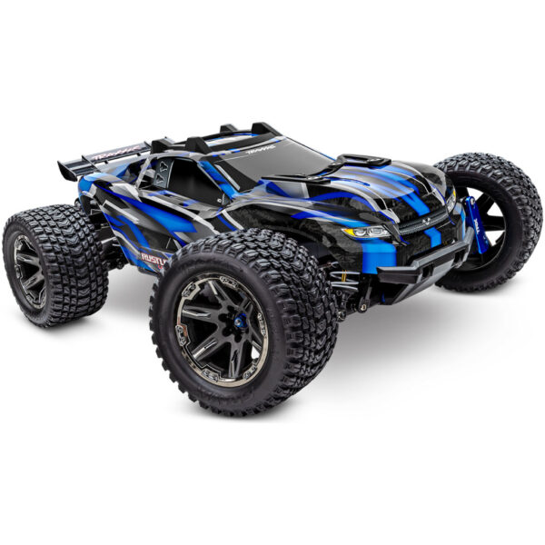 Traxxas Rustler 4x4 VXL Ultimate brushless truggy RTR - Blauw
