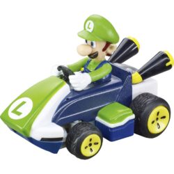 Carrera 370430033 CARRERA - 2.4GHz Mario Kart Mini RC - Luigi Paperbox 1:50 RC auto Elektro Racewagen Incl. accu en laadkabel