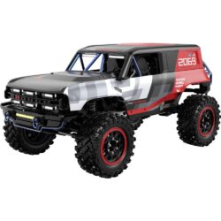 MJX Zwart-rood Brushless 1:12 RC auto Elektro Crawler 4WD RTR 2,4 GHz Incl. accu en lader, Met lichteffect