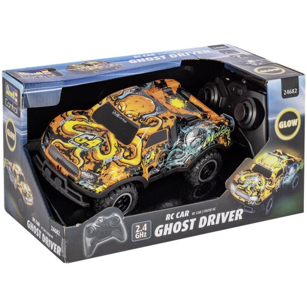 Revell Control 24682 Ghost Driver 1:22 RC modelauto voor beginners Elektro Straatmodel Met lichteffect